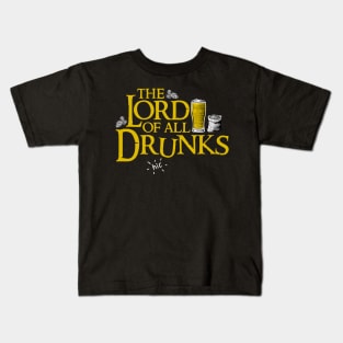 The Lord of All Drunks Kids T-Shirt